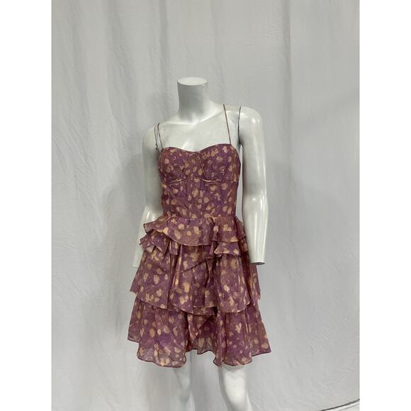 Ulla Johnson 'Celina' Purple Cotton Dress Size 2 - Picture 2 of 5
